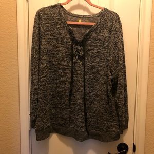 Terry/Super Soft Tie Top